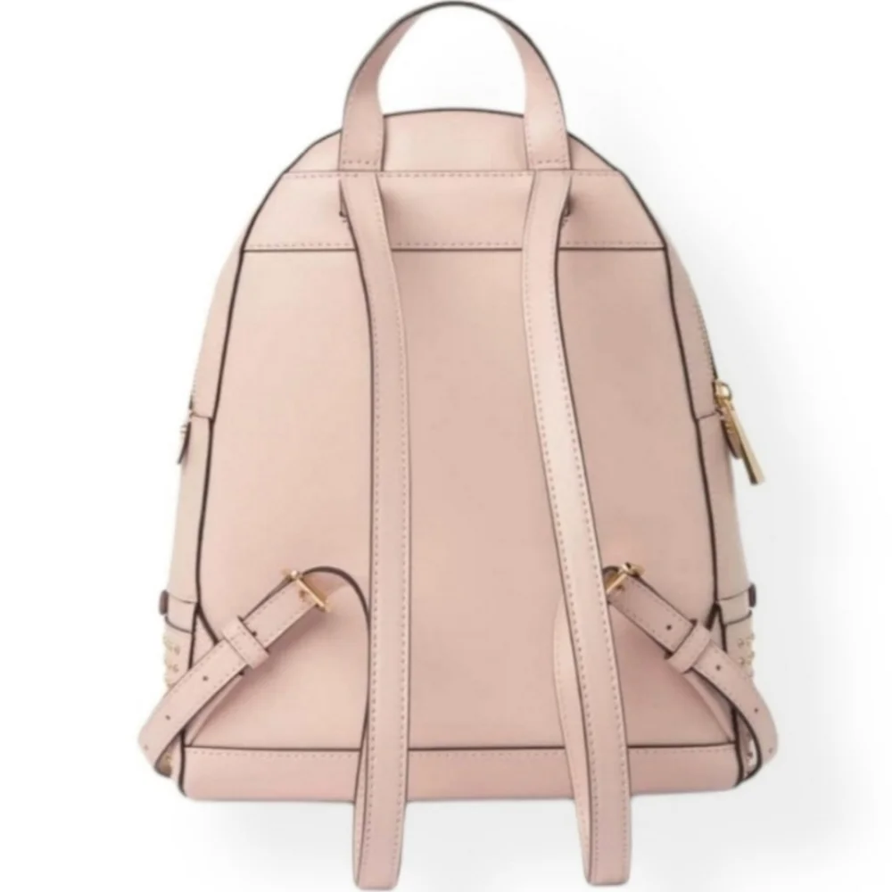 Michael Kors Rhea Studded Medium Pink Backpack